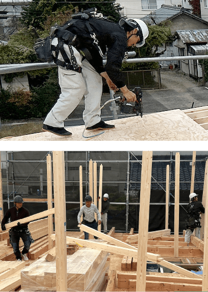 建築工事の仕事について